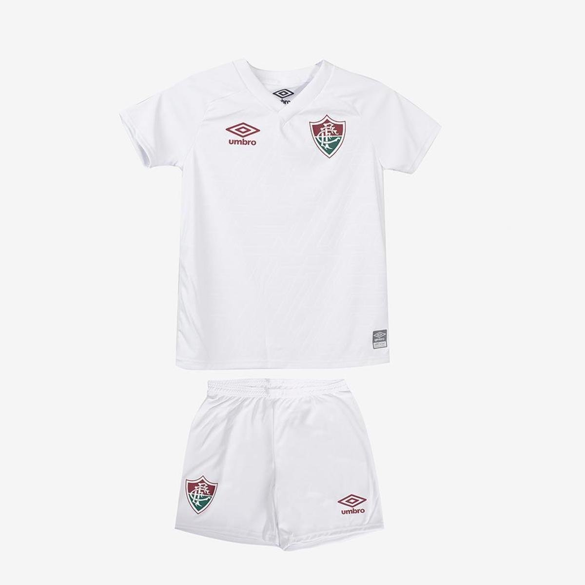 Kit Clube Infantil Umbro Fluminense Of.2 2022 Menor preço em Kit Clube Infantil Umbro Fluminense Of.2 2022