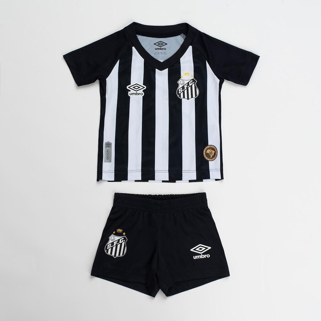 Kit Clube Infantil Umbro Santos Away 2026