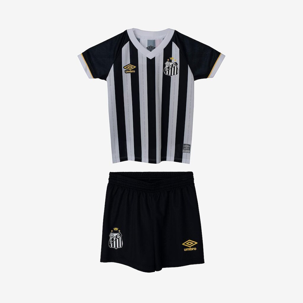 Kit Clube Infantil Umbro Santos Oficial 2 2023