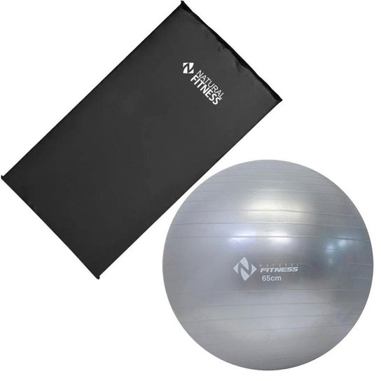 Kit Colchonete Academia+ Bola Suíça Pilates e Ginástica 65cm Exercícios Treino Em Casa Academia - Preto Menor preço em Kit Colchonete Academia+ Bola Suíça Pilates e Ginástica 65cm Exercícios Treino Em Casa Academia - Preto