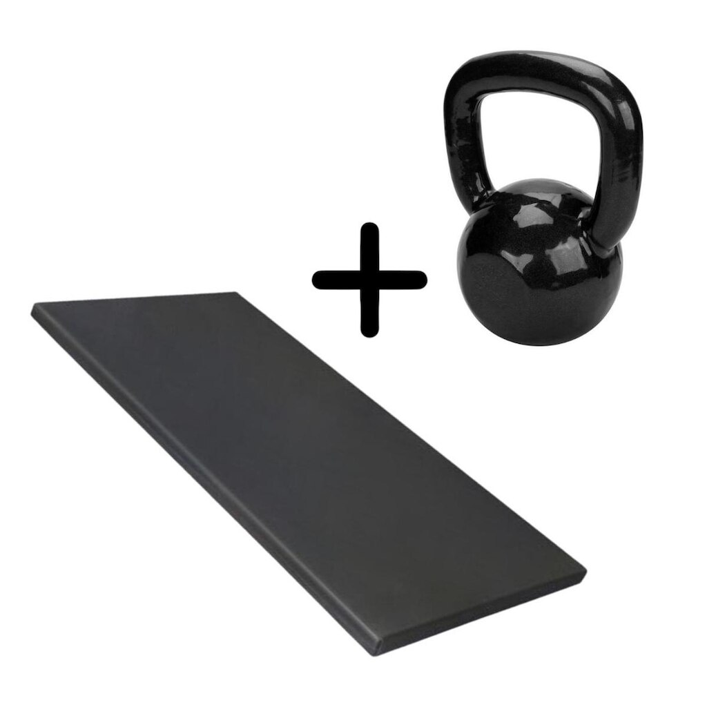 Kit Colchonete + Kettlebell de 4 kg