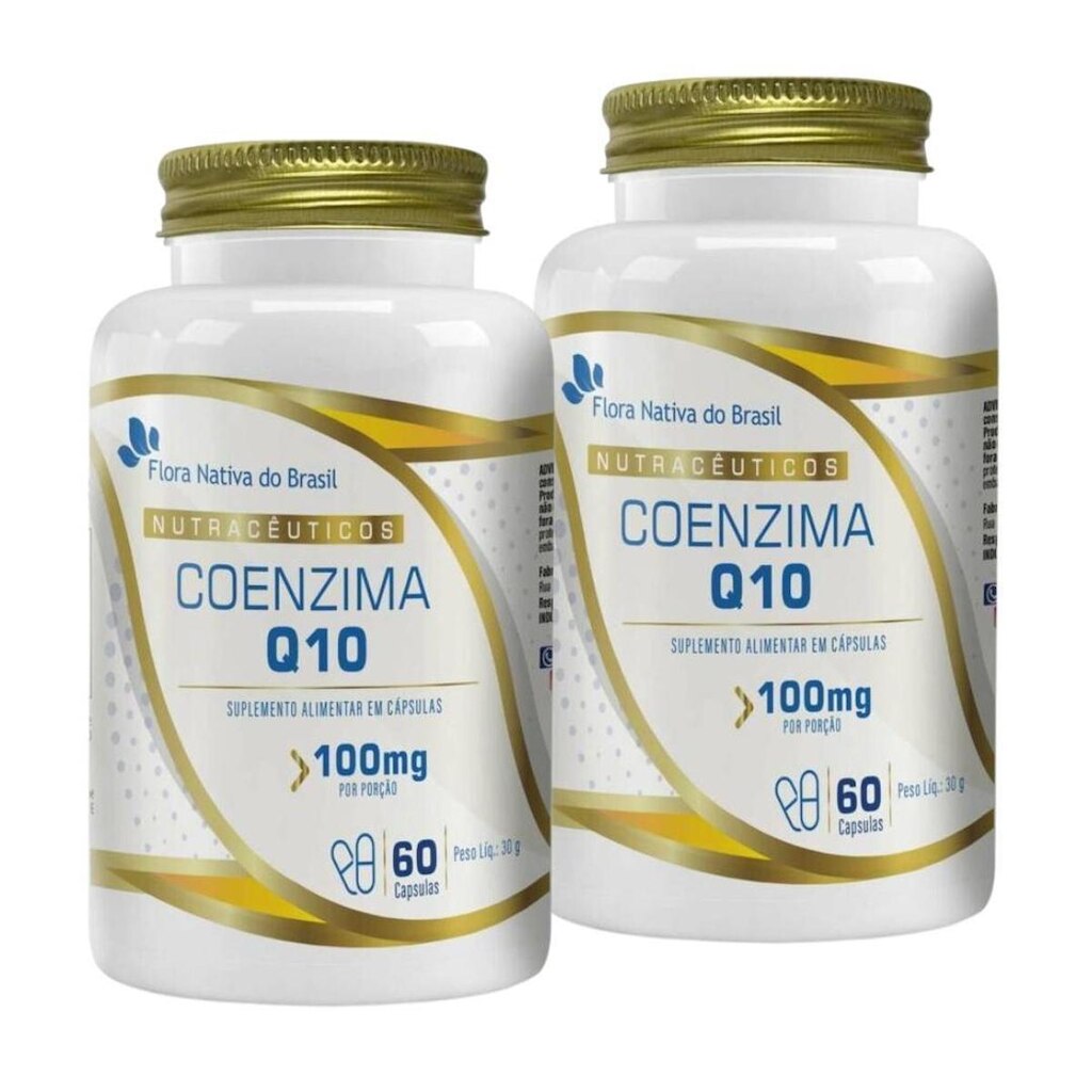 Kit Com 02 - Coenzima Q10 60cáps 100mg - Flora Nativa