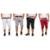 KIT COM 04 BERMUDAS DE MOLETOM SARUEL SKINNY MASCULINO-BRANCO-CINZACLARO-PRETO-VERMELHO-4-GG - Sortido