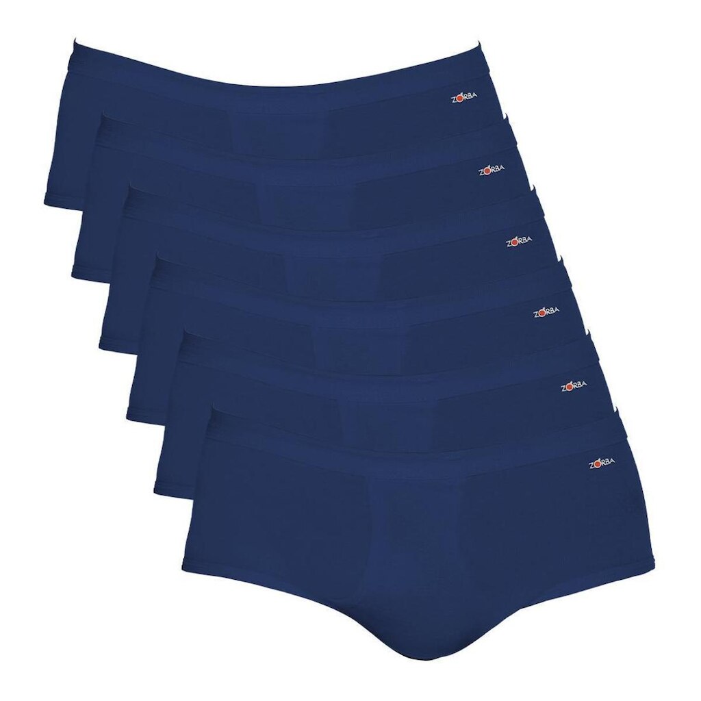 Kit com 06 Cuecas Zorba Slip Linea 185 Bco/Gra/Mho - G