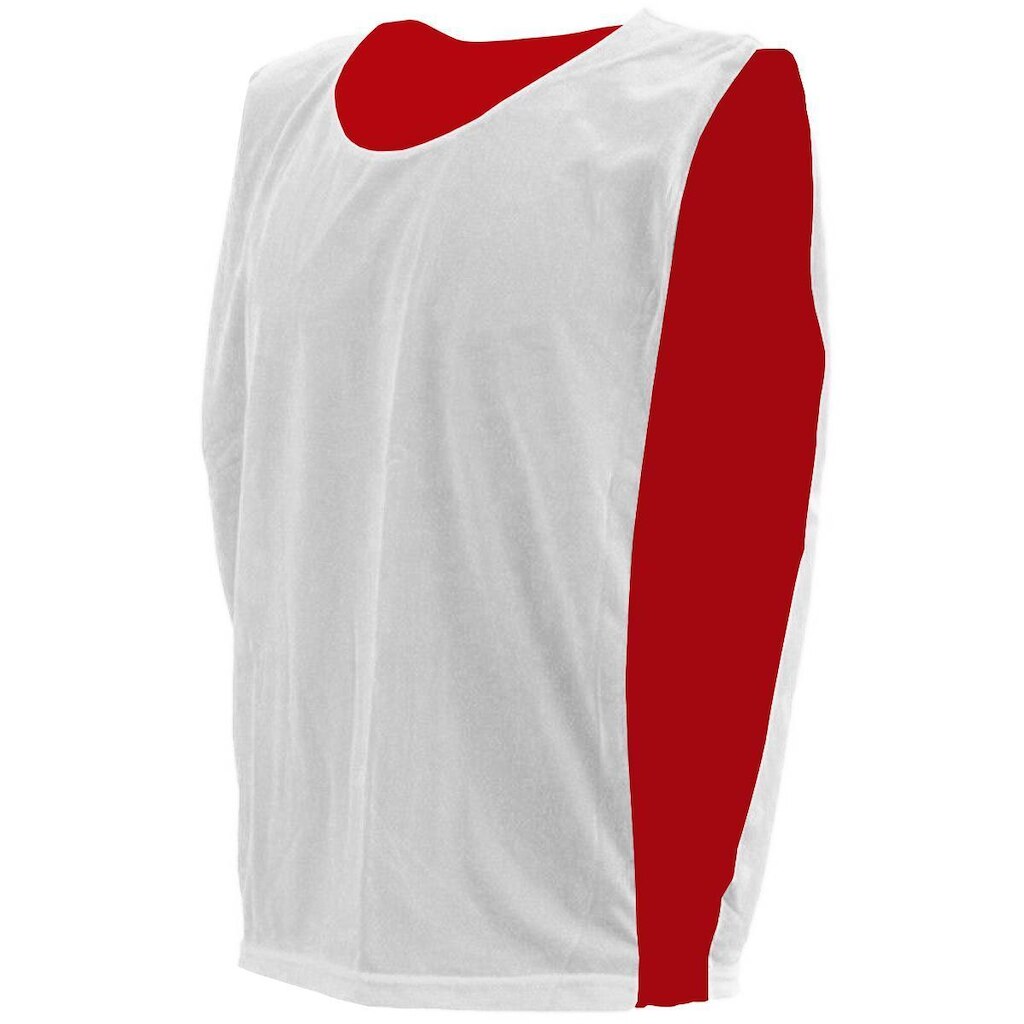 Kit com 10 Coletes Dupla Face TRB Branco e Vermelho