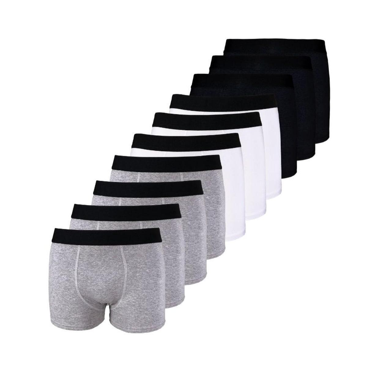 Kit com 10 Cuecas Boxer Box Try Basics Algodão Cotton Lisa Básica Casual Moda Masculina é ruim? Kit com 10 Cuecas Boxer Box Try Basics Algodão Cotton Lisa Básica Casual Moda Masculina é boa?