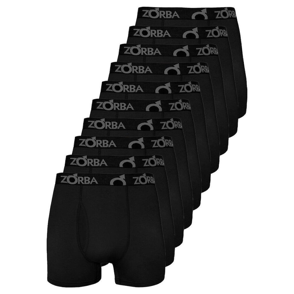 Kit com 10 Cuecas Boxer com Abertura Zorba 848