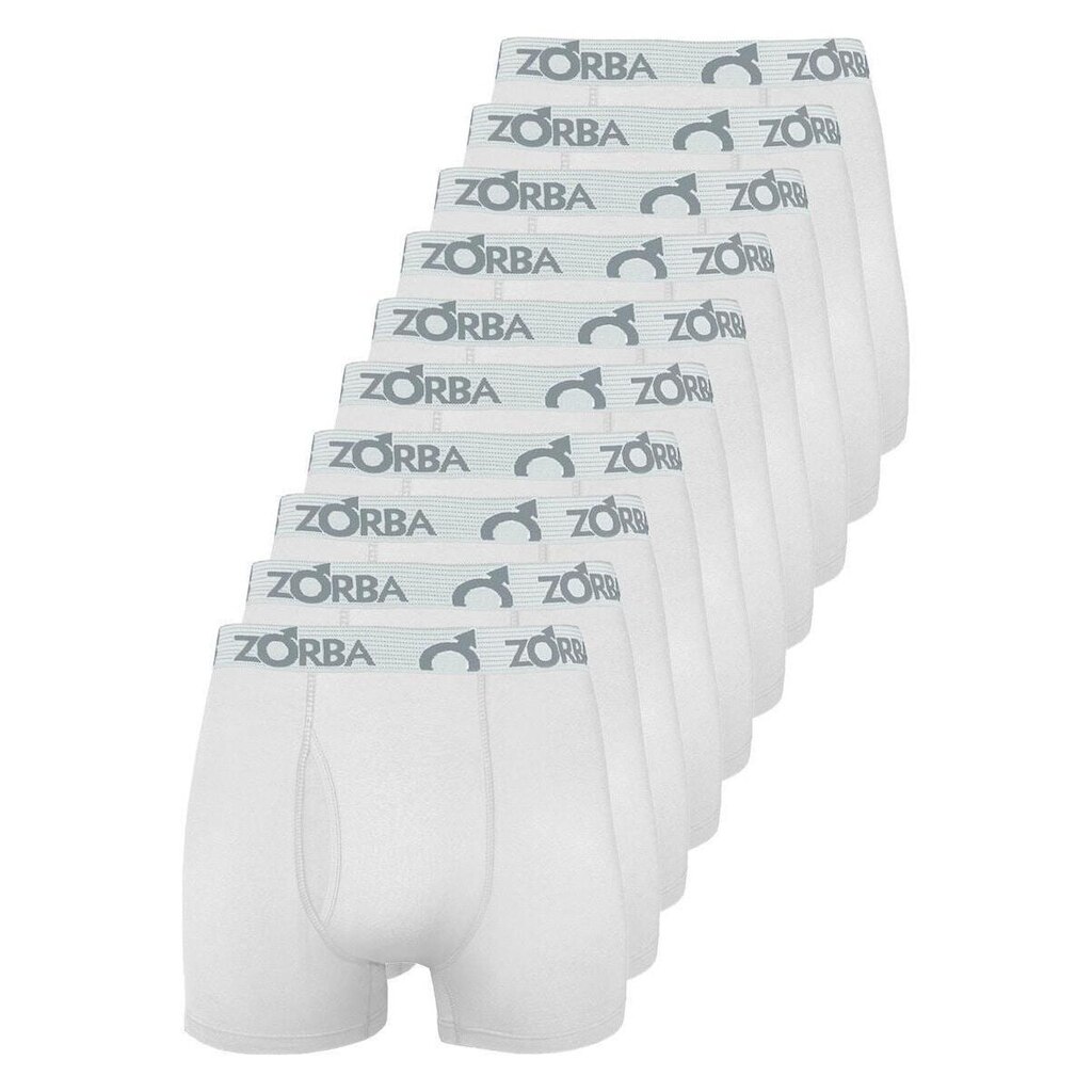 Kit com 10 Cuecas Boxer com Abertura Zorba 848