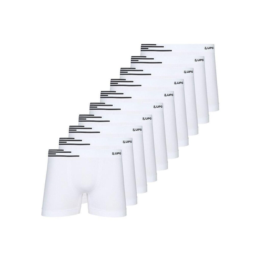 Kit com 10 Cuecas Boxer Lupo 436-002 Vermelho