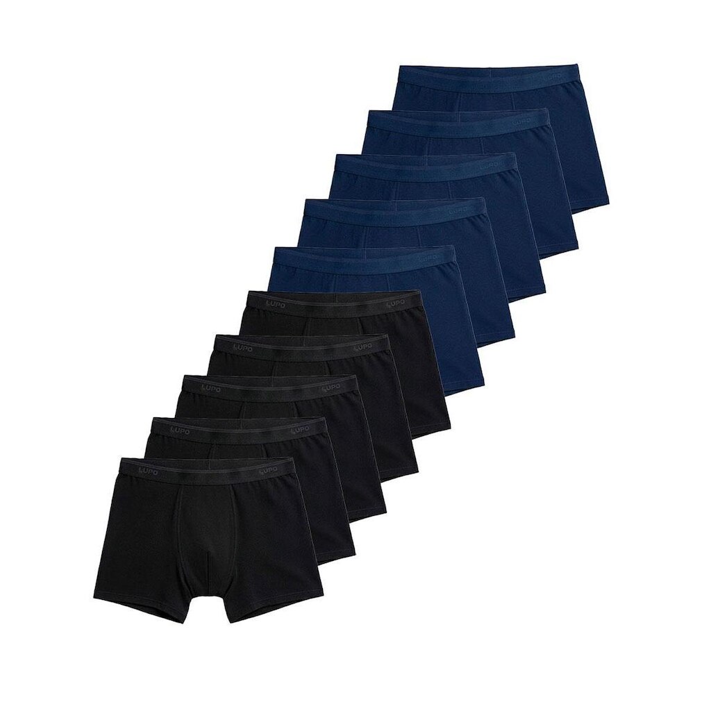 Kit com 10 Cuecas Boxer Lupo 615-003