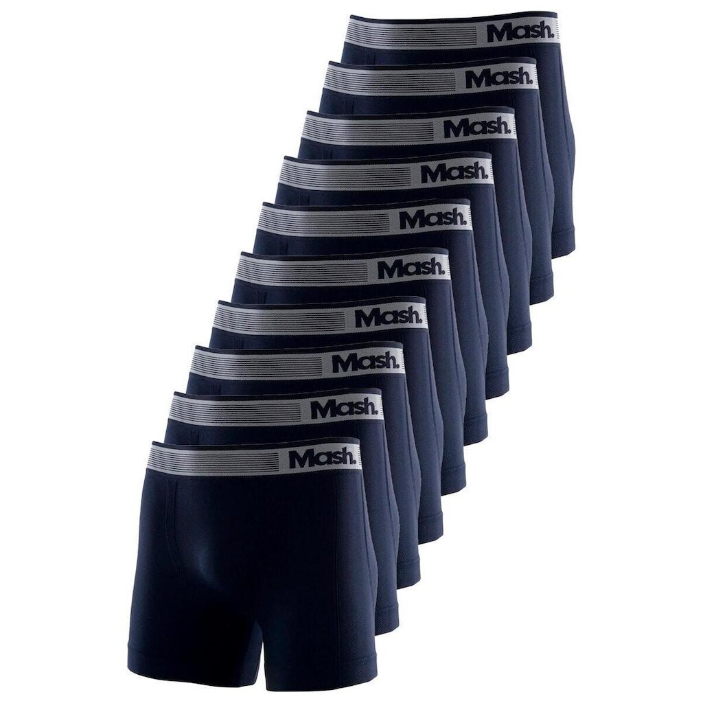 Kit com 10 Cuecas Boxer Mash 710.01 Azul Marinho