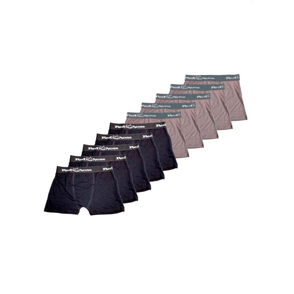 Kit com 10 Cuecas Boxer Red Nose 320 Azul
