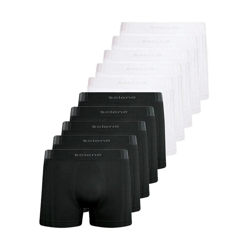 Kit com 10 Cuecas Boxer Selene 11070-002/003/440