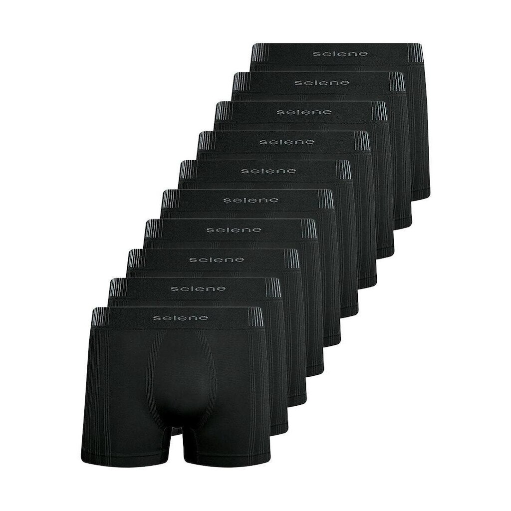 Kit com 10 Cuecas Boxer Selene 11070-002/003/440