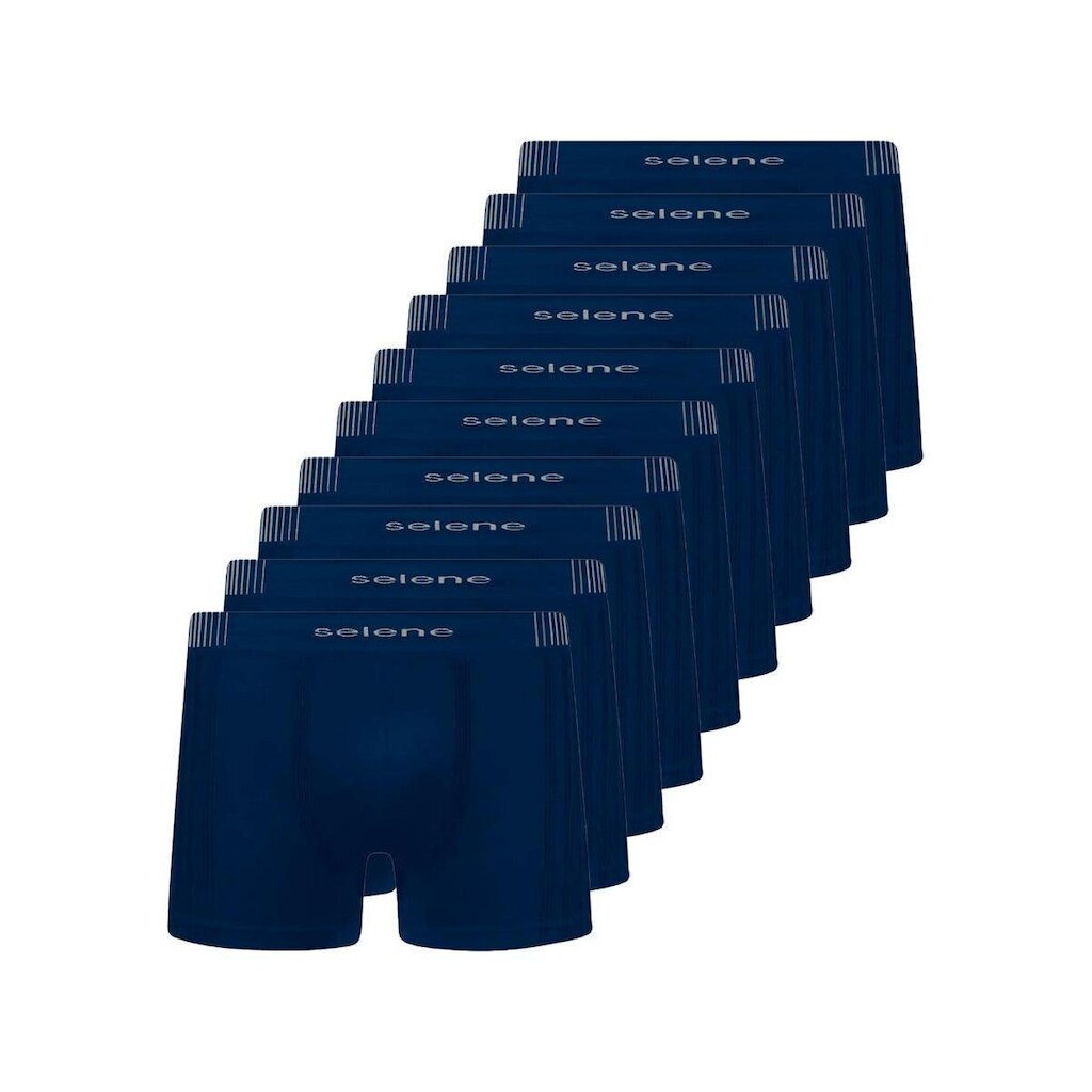 Kit com 10 Cuecas Boxer Selene 11070-002/003/440