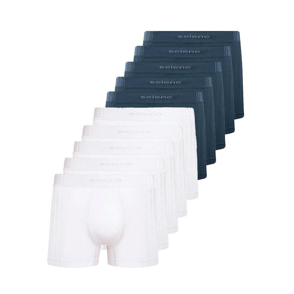 Kit com 10 Cuecas Boxer Selene 11070-002/003/440