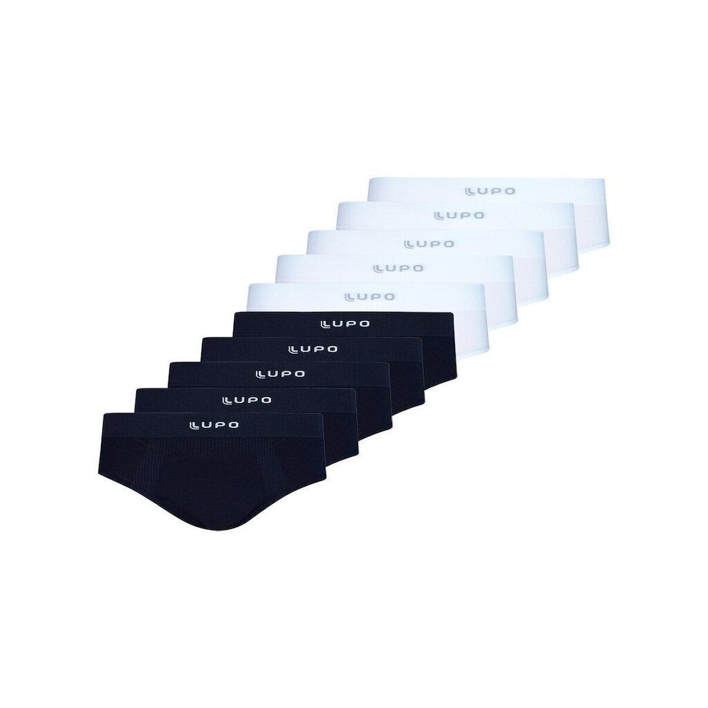 Kit com 10 Cuecas Slip Lupo 681-001