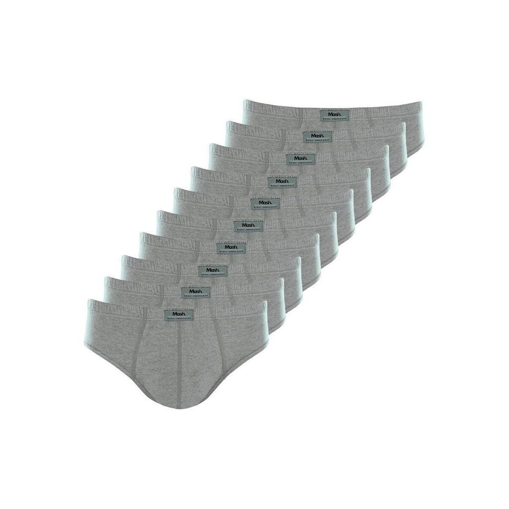 Kit com 10 Cuecas Slip Mash 074.58 Azul Marinho