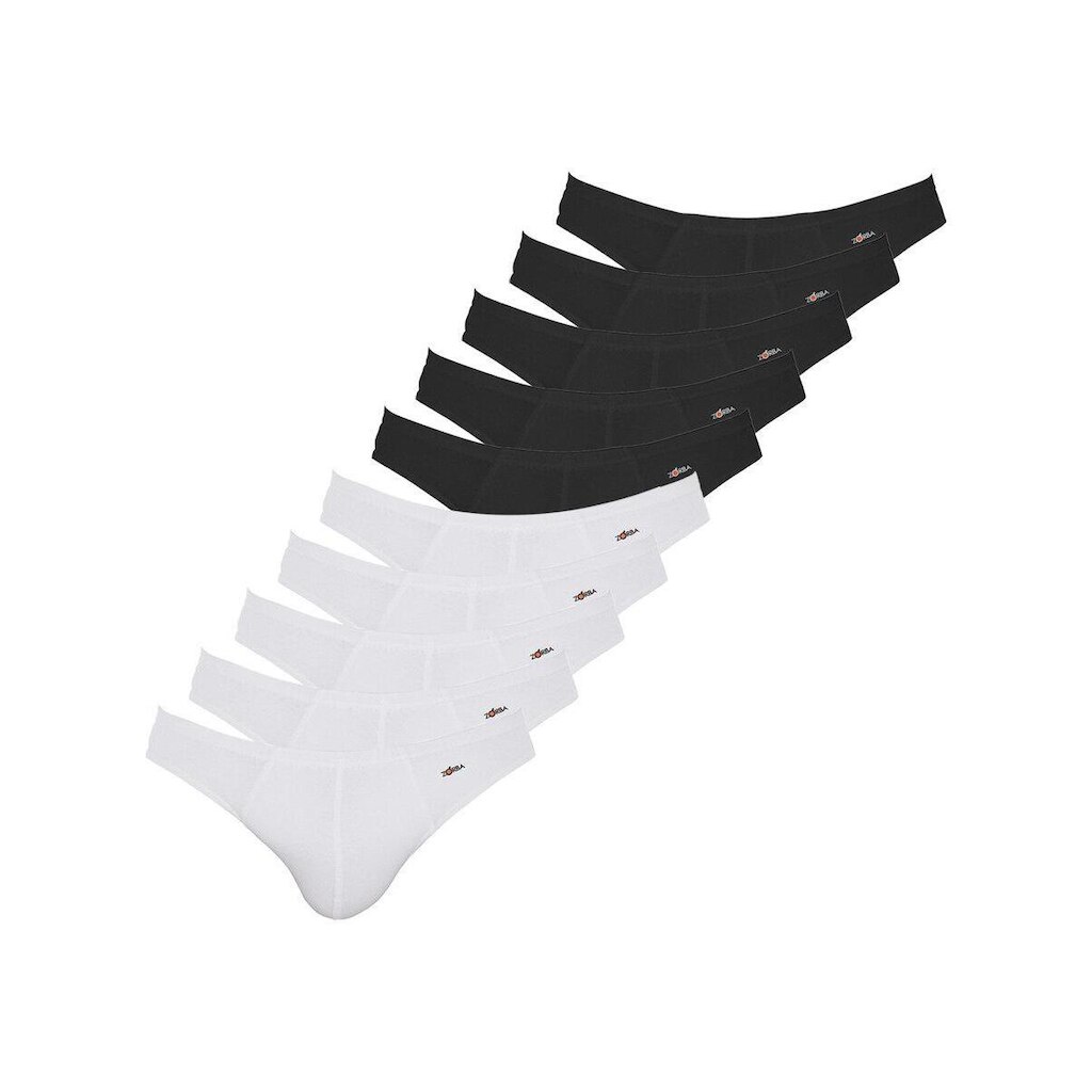 Kit com 10 Cuecas Slip Zorba 772 Branco
