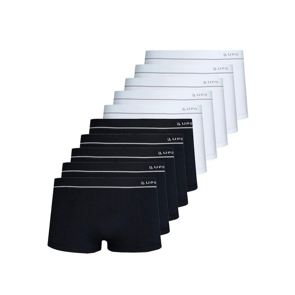 Kit com 10 Cuecas Sunga Lupo 676-002 Preto