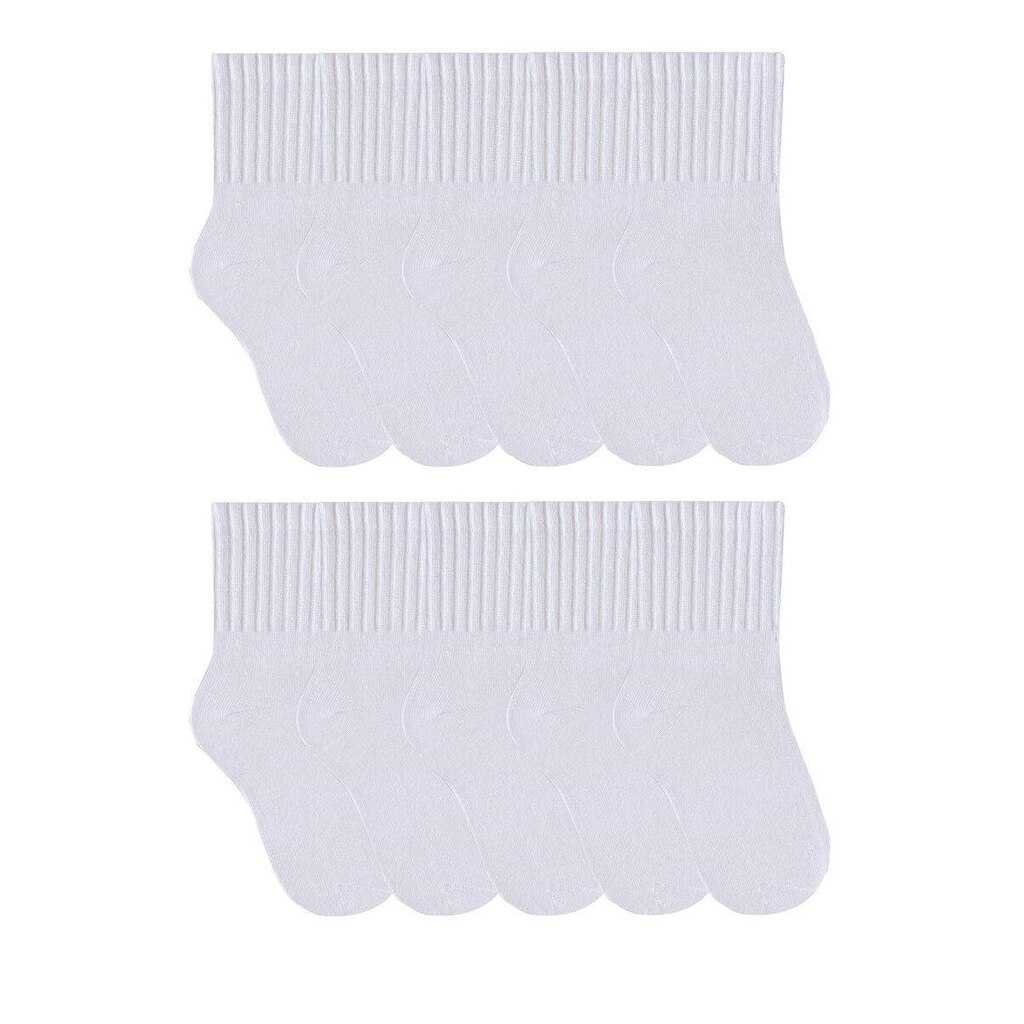 Kit com 10 Meias Infantil Cano Médio Selene 2040-370 Branco