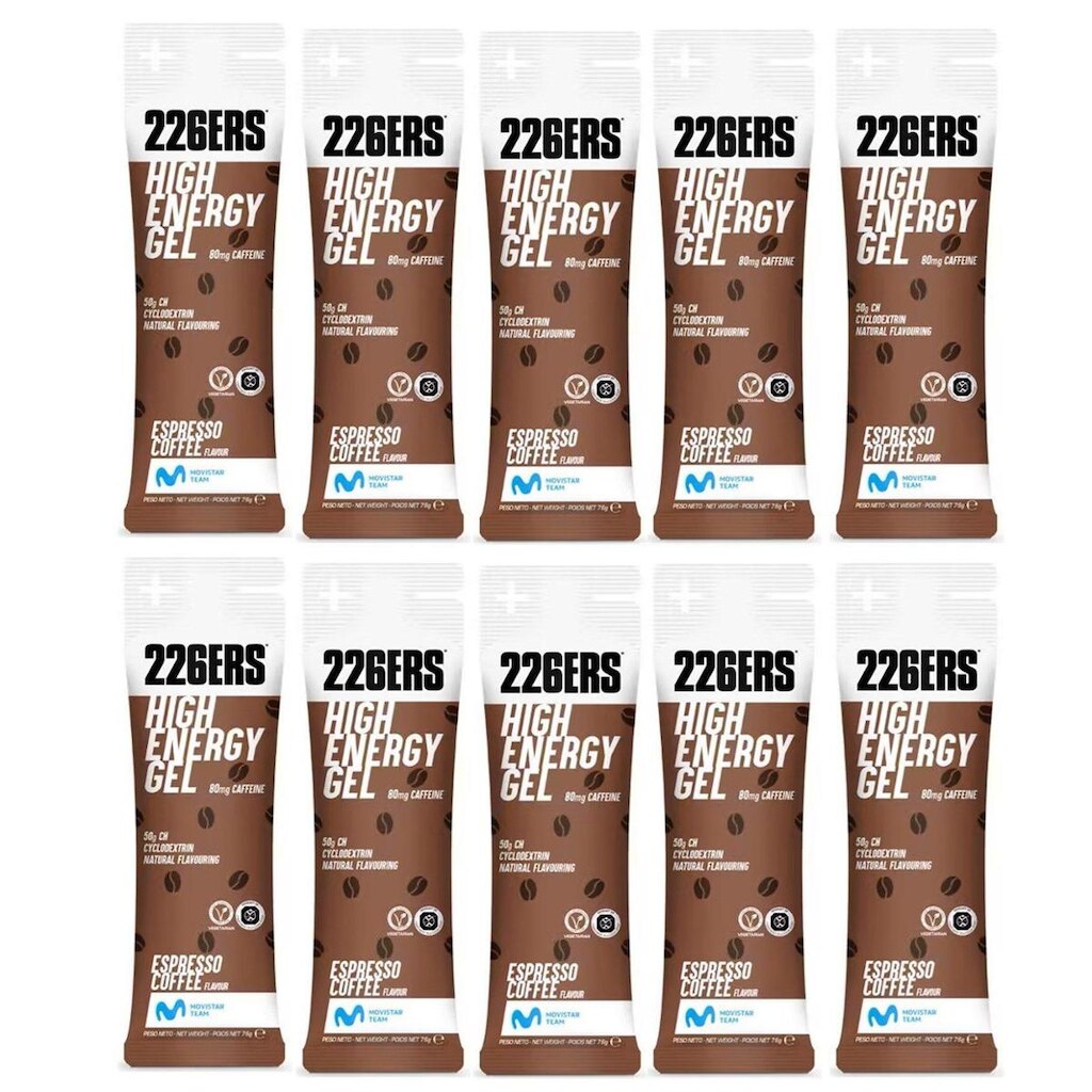 Kit com 10 Sachês Gel 226Ers High Energy