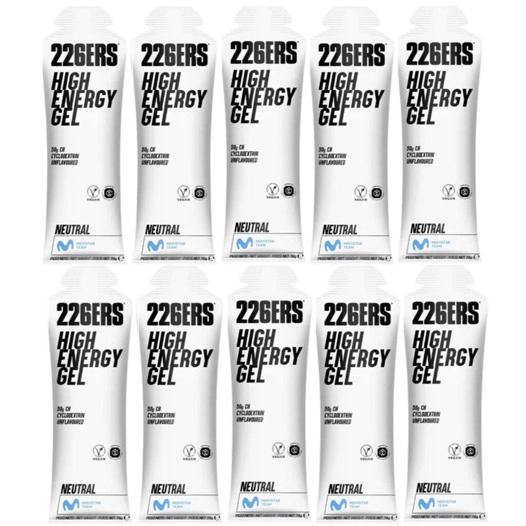 Kit com 10 Sachês Gel 226Ers High Energy