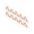 Kit com 10 Sapatilhas Fio 40 Loba 5520-001 Bege - Bege