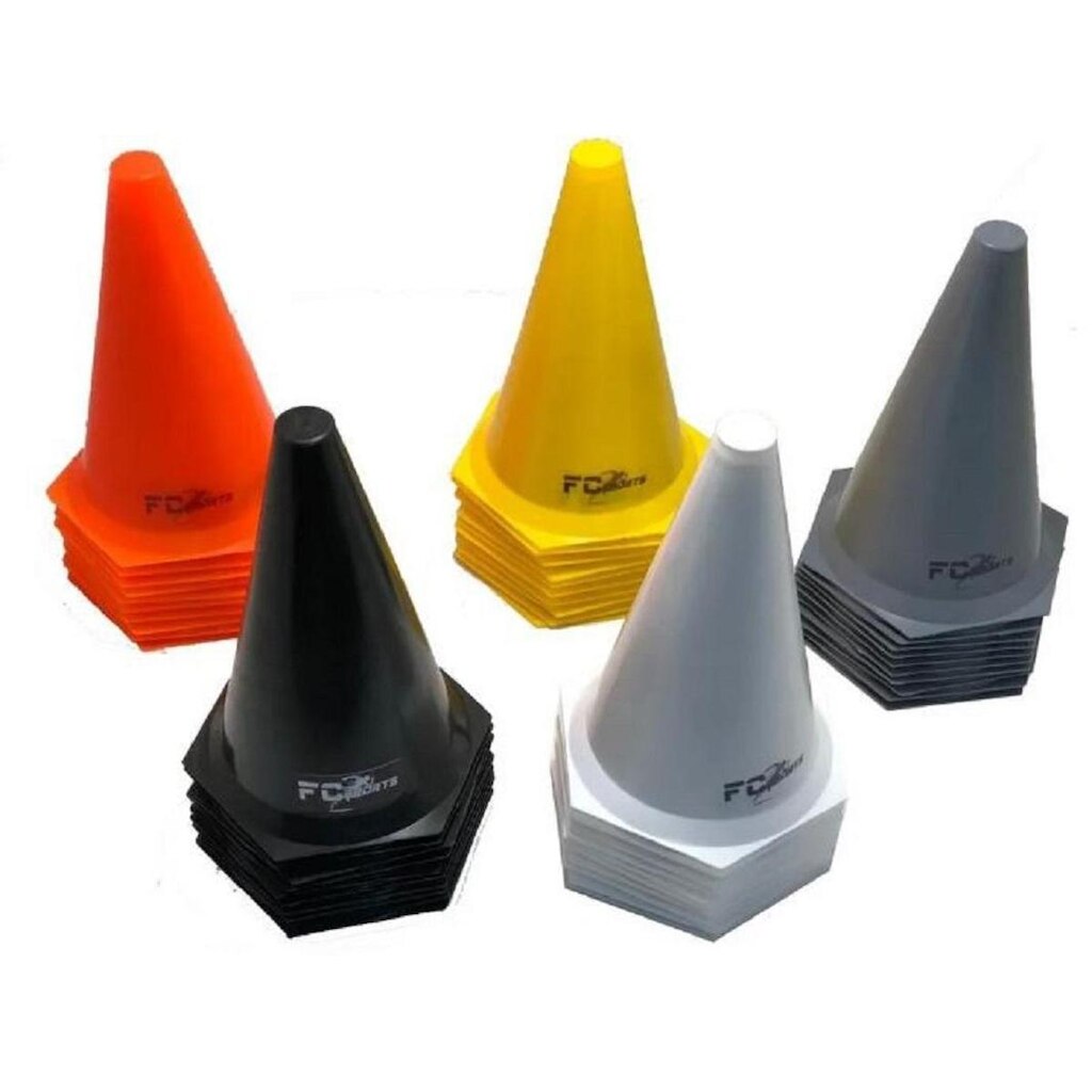 Kit com 10 Unidades Cone Agilidade 25cm