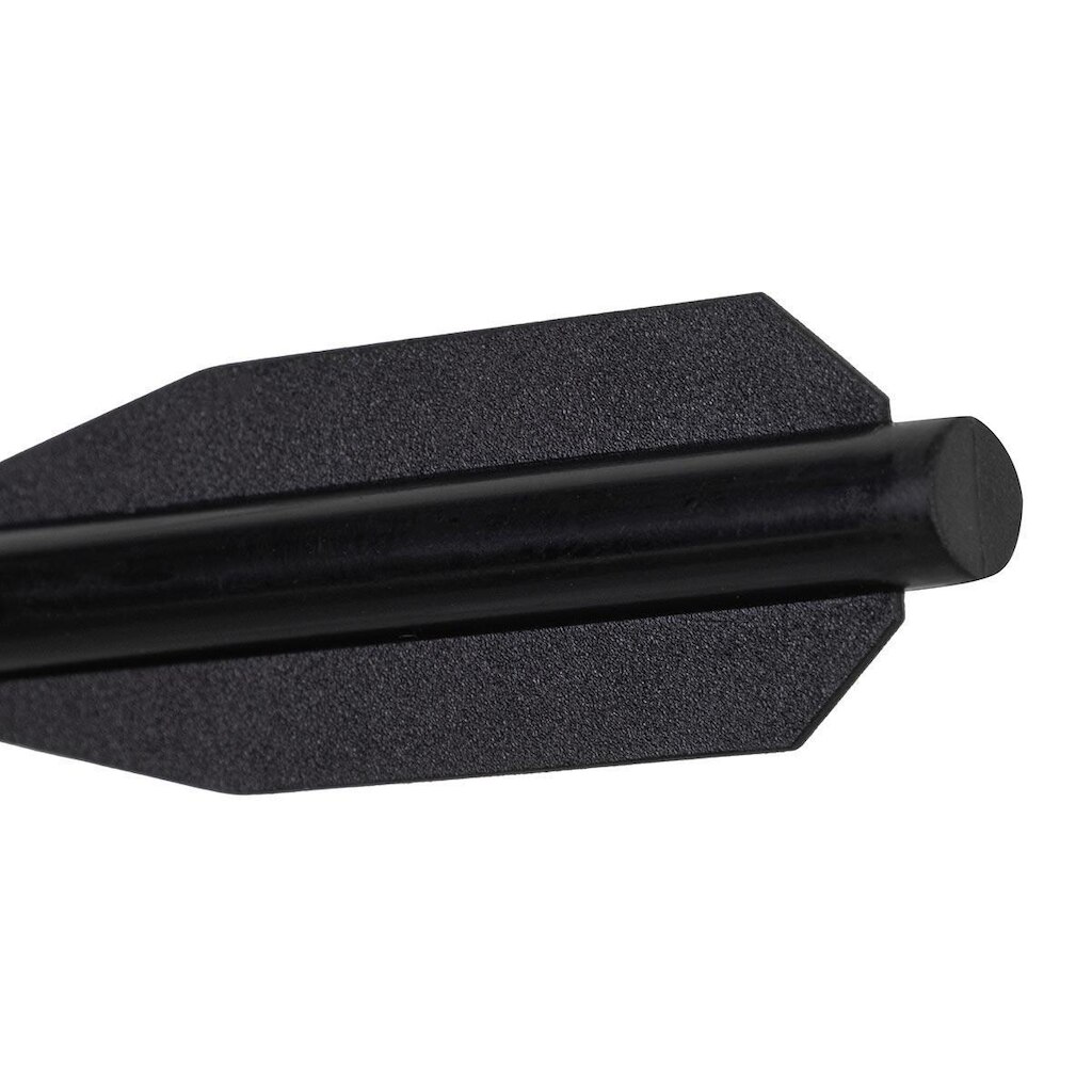 Kit Com 12 Flechas MKAL Plasticas Preta 6.5 Para Besta 50 e 80 - Man Kung