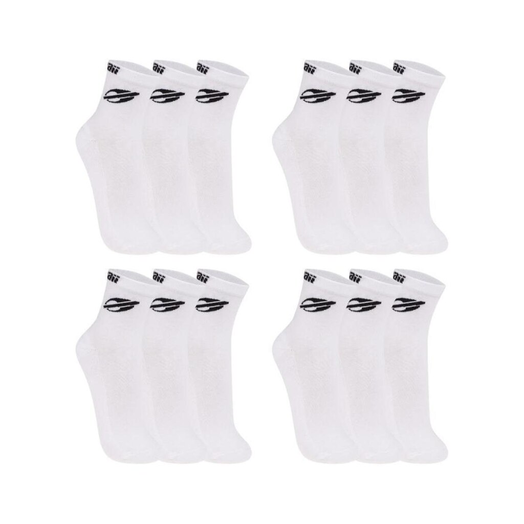 Kit Com 12 Pares De Meias Mormaii Cano Médio De Algodão