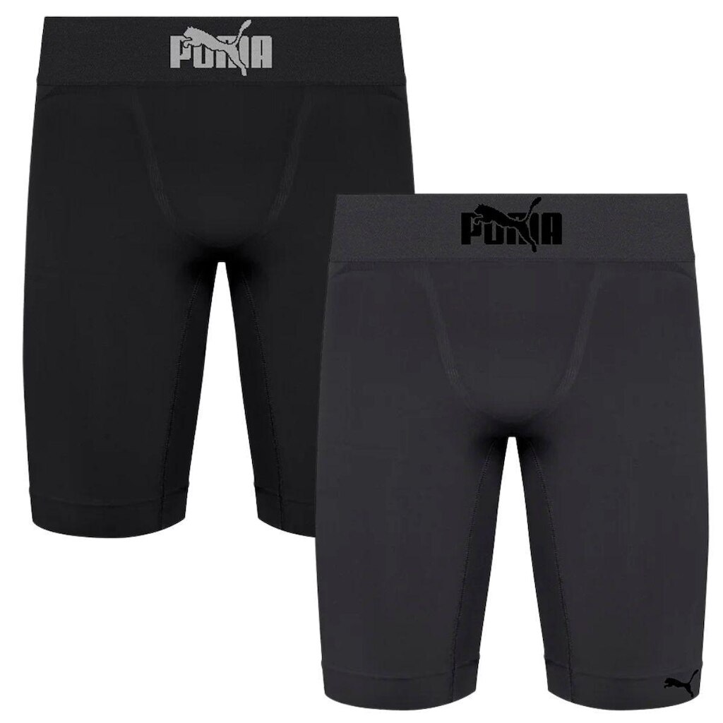 Kit com 2 Bermudas Térmicas Masculina Puma Sem Costura