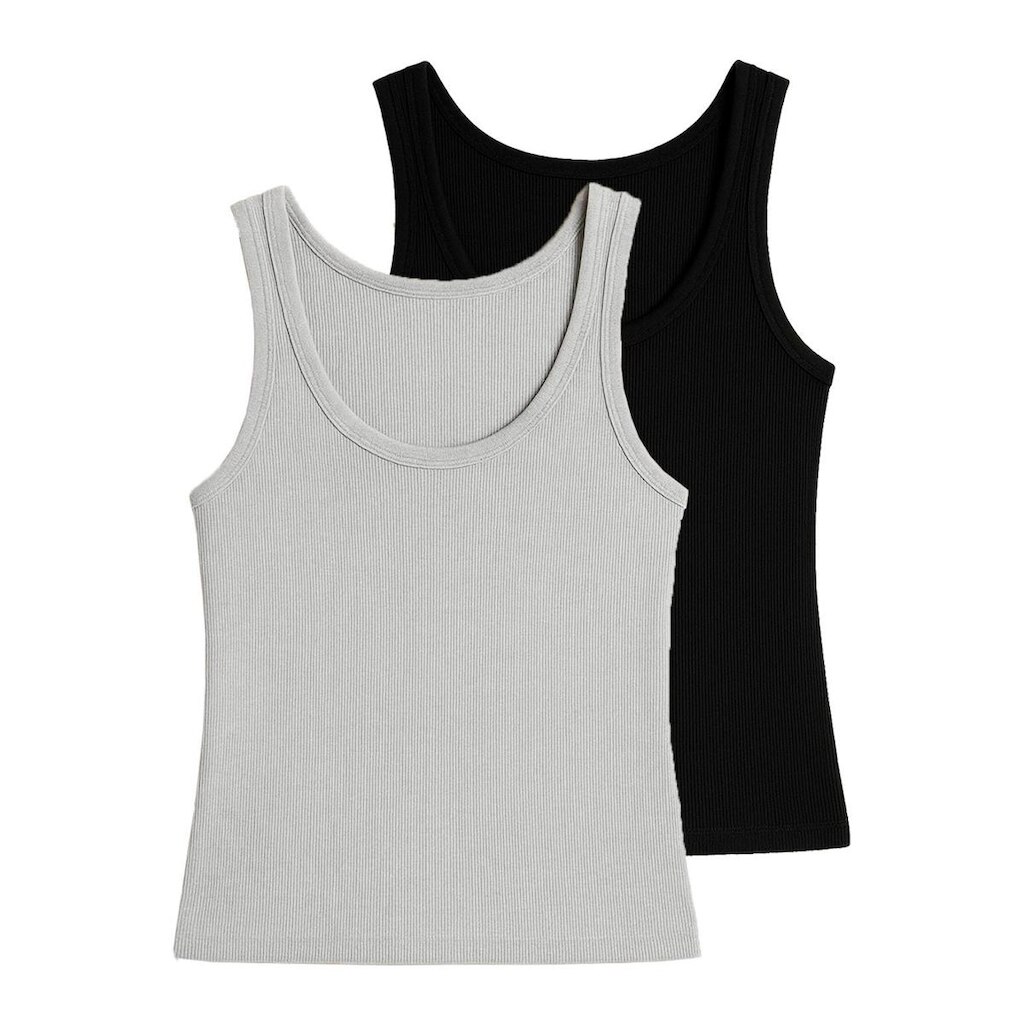Kit com 2 Blusas Feminina Regata Hering N1te