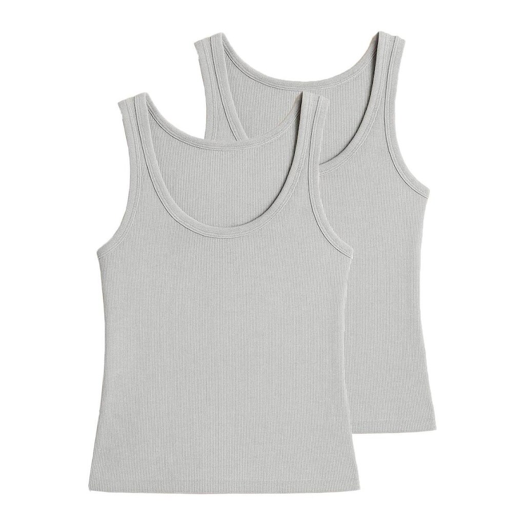 Kit com 2 Blusas Feminina Regata Hering N1te
