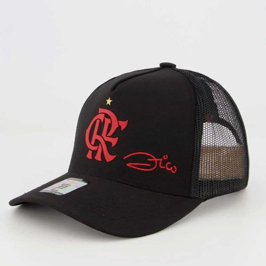 Kit com 2 Bonés Flamengo Zico