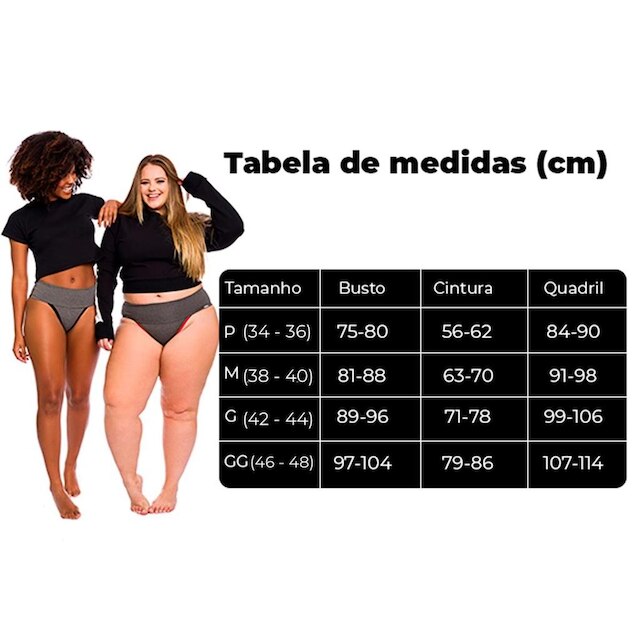 Kit Com 2 Calcinhas Confort com Compressão para Barriga Cinza com Rosa