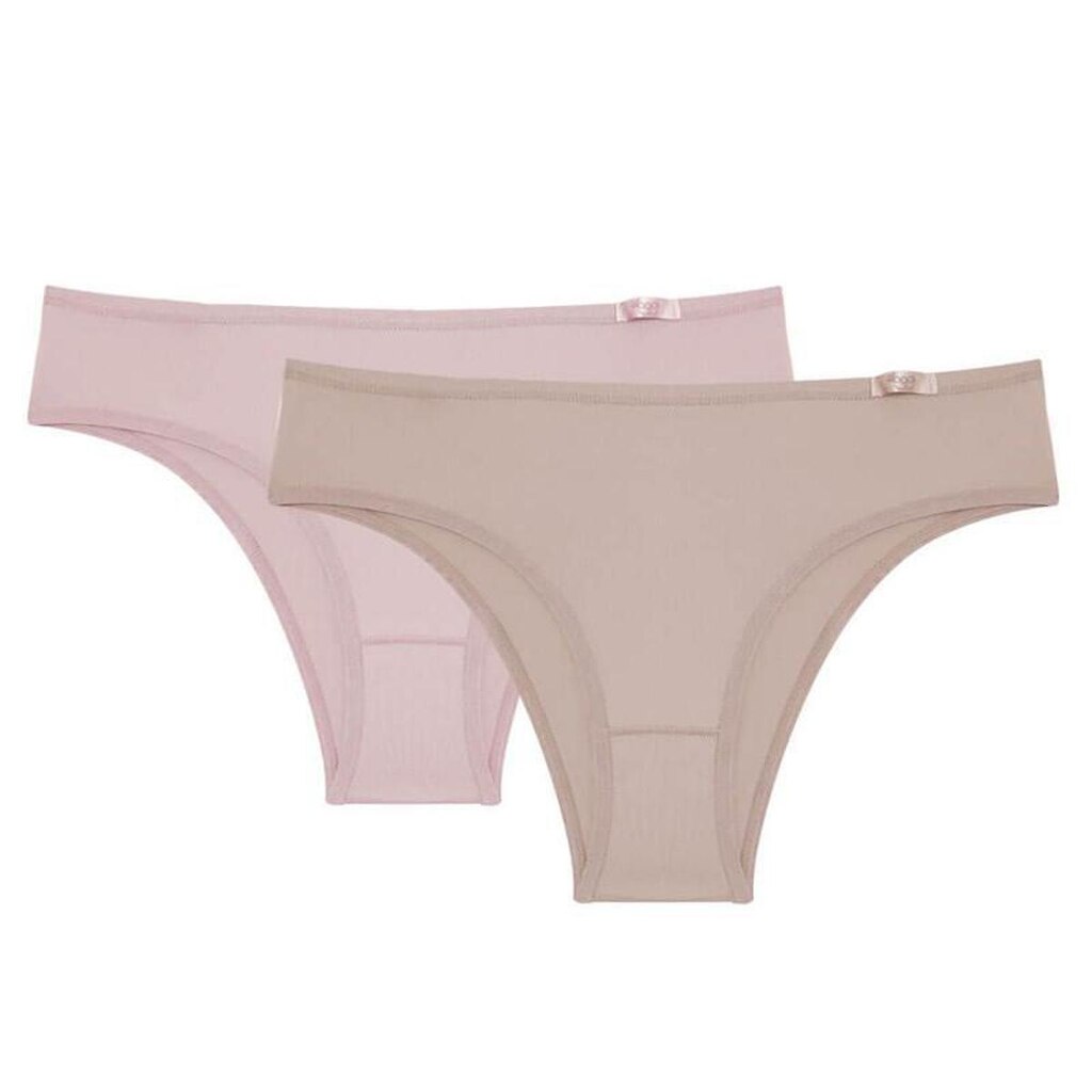 Kit Com 2 Calcinhas Microfibra Nudes Sloggi 24549