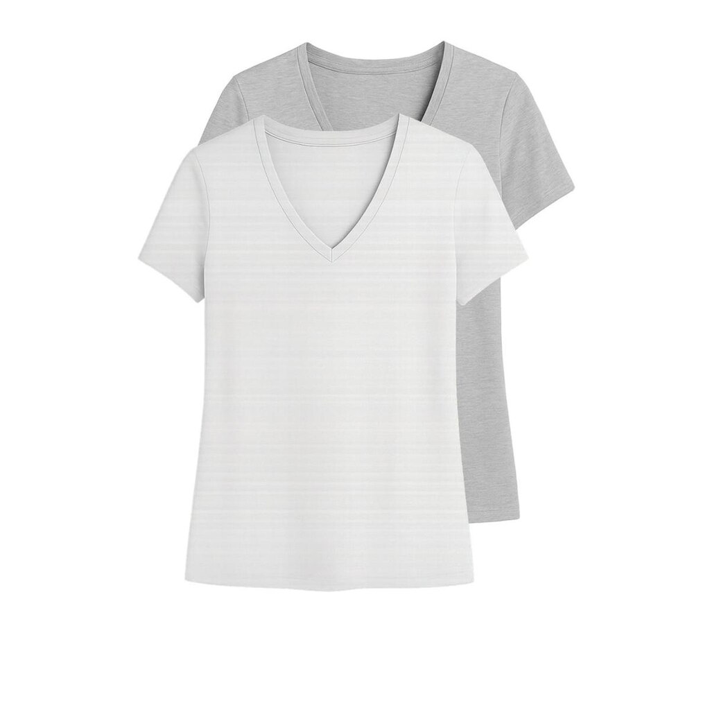 Kit com 2 Camisetas Feminina Hering 02tq