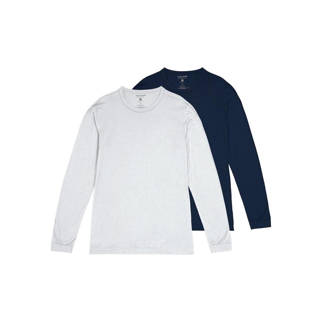Kit com 2 Camisetas Masculina Malwee 1000006658 Azul Marinho