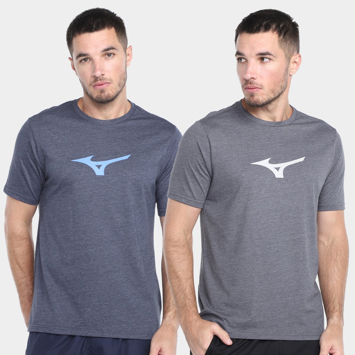 Kit com 2 Camisetas Mizuno Lifestile Masculino Menor preço em Kit com 2 Camisetas Mizuno Lifestile Masculino