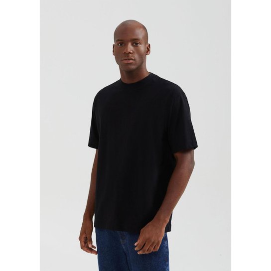 Kit Com 2 Camisetas Oversized Masculinas Básicas Relaxed Hering