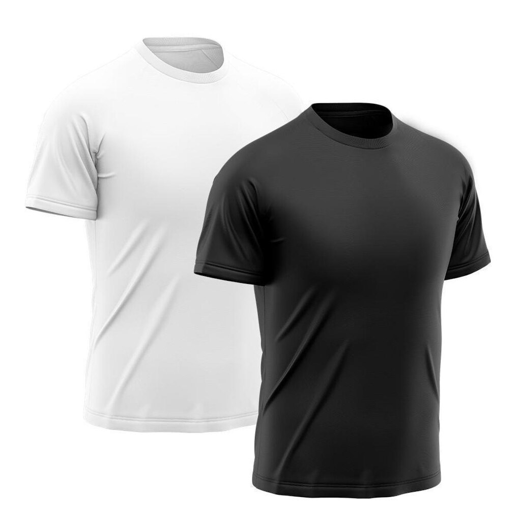 Kit Com 2 Camisetas Para Academia e Esportes