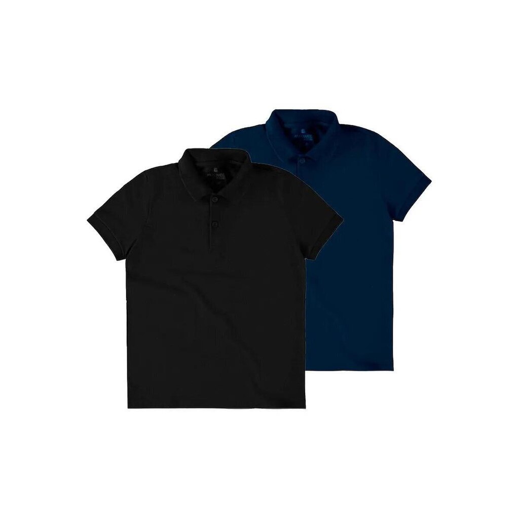Kit com 2 Camisetas Polo Infantil Menino Malwee 1000111119