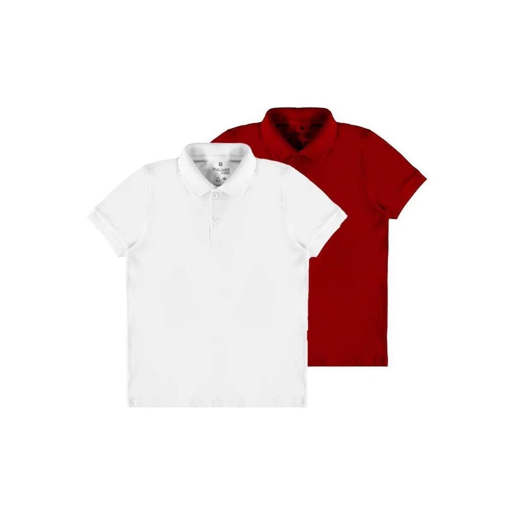 Kit com 2 Camisetas Polo Infantil Menino Malwee 1000111119