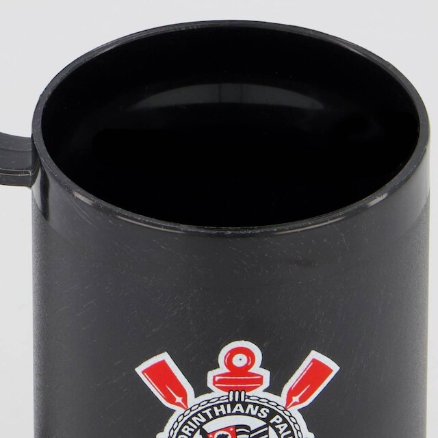 Kit com 2 Canecas em Gel Corinthians Preta
