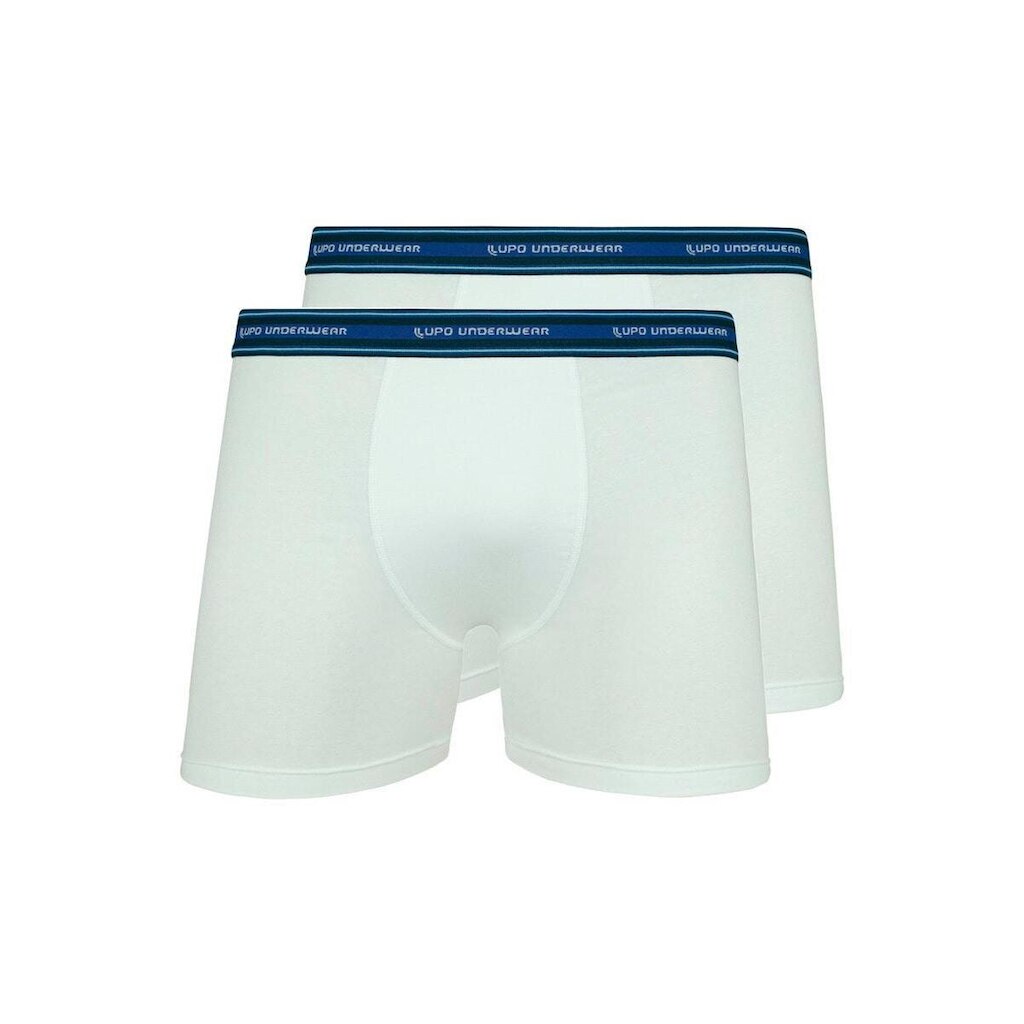 Kit com 2 Cuecas Boxer Lupo 523-003 Azul Marinho