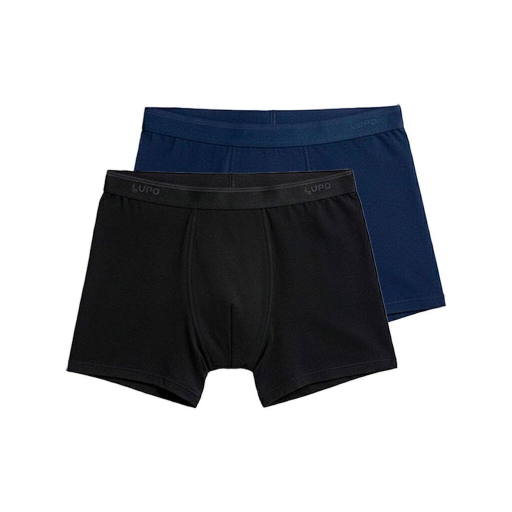 Kit com 2 Cuecas Boxer Lupo 615-003
