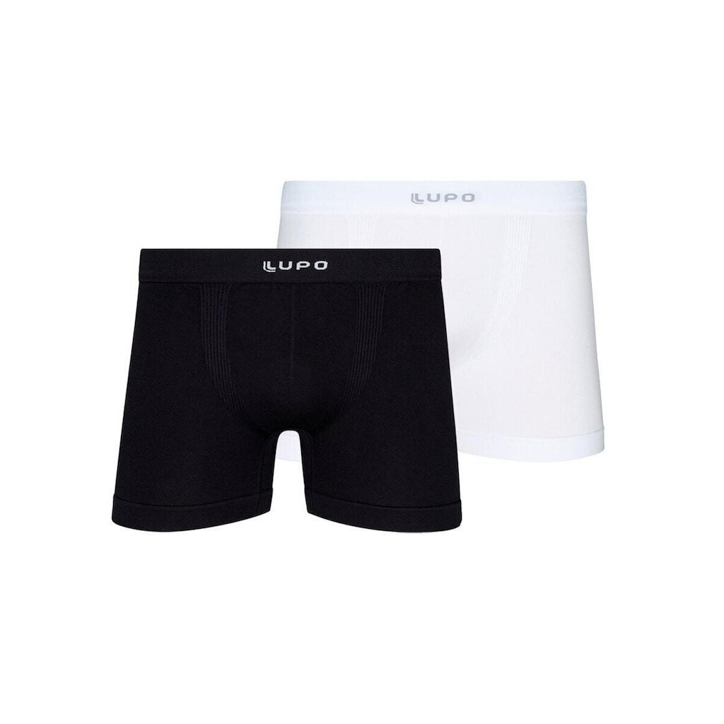 Kit com 2 Cuecas Boxer Lupo 661-001