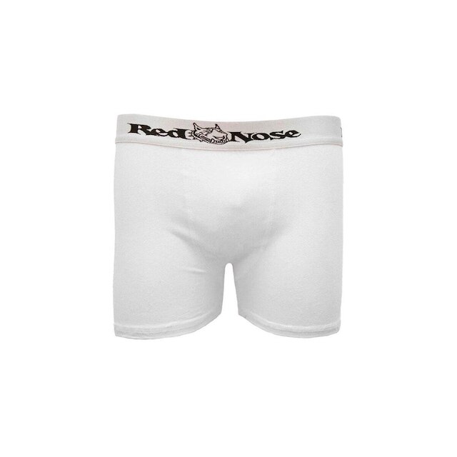 Kit com 2 Cuecas Boxer Red Nose 320 Branco