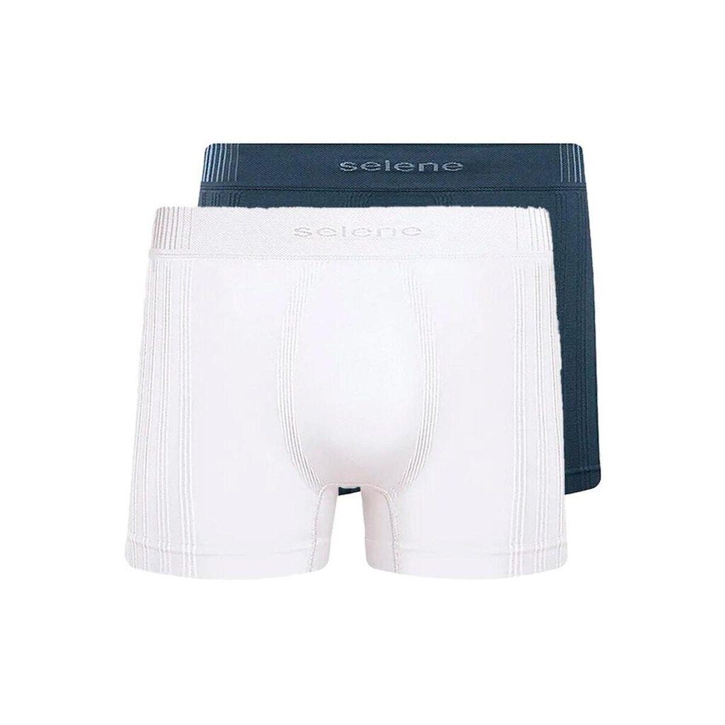 Kit com 2 Cuecas Boxer Selene 11070-002/003/440